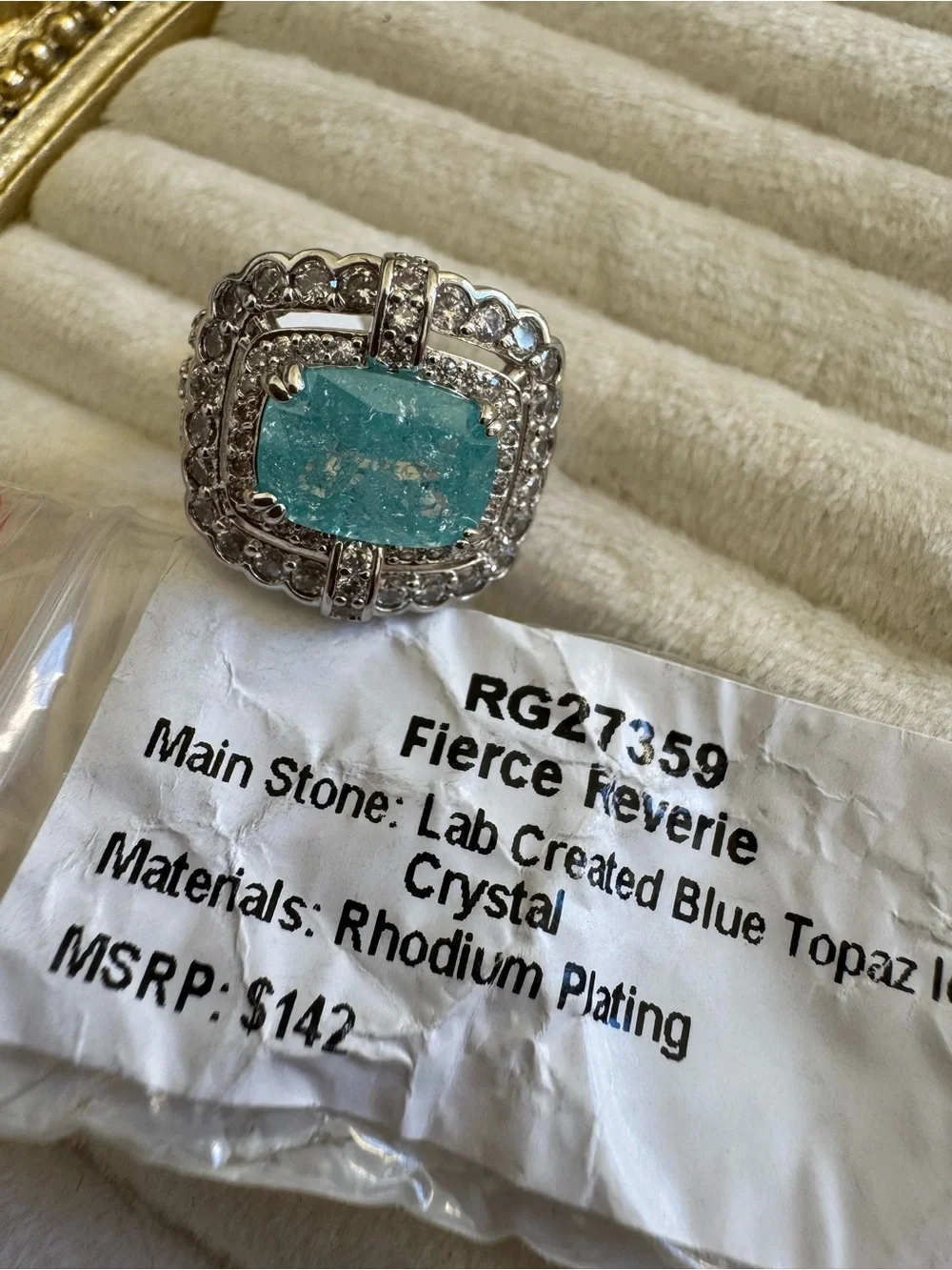 Fierce Reverie - Blue Topazite Rhodium - Bomb Party OG